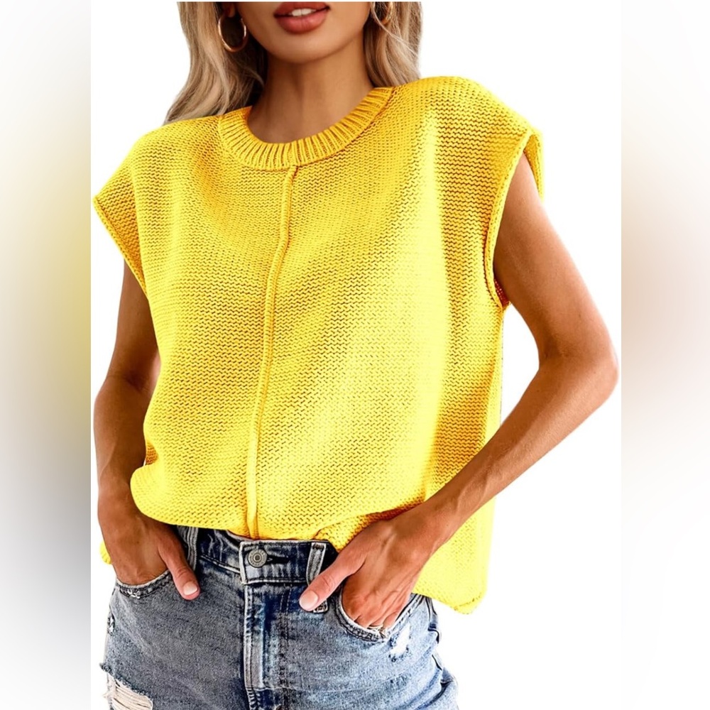 Yellow Women's Sweater top